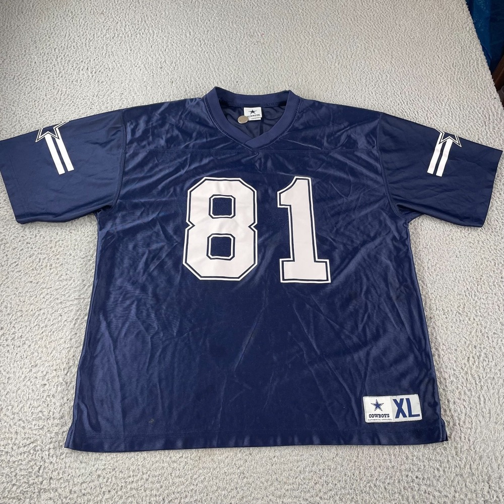 Terrell Owens Dallas Cowboys Jersey Size XL Vintage Blue #81 Football *